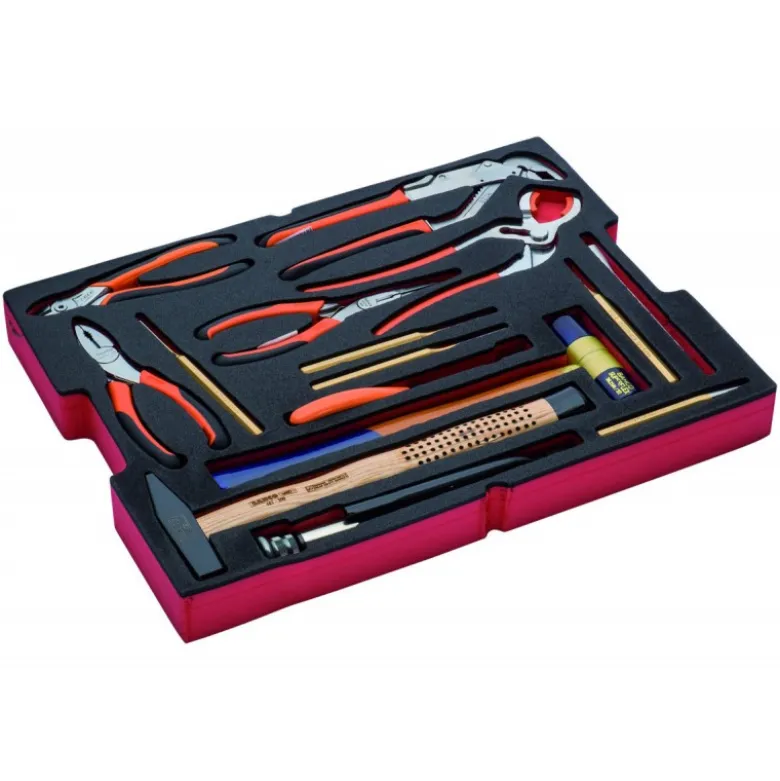Jeu d’outils modules mousse pour caisses rigides à usages intensif - 15 pcs - Bahco | FF2A10