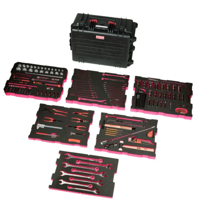Jeu d'outils MRO dans mallette rigide à usage intensif - 195 pcs - Bahco | 4750RCHDW02FF1