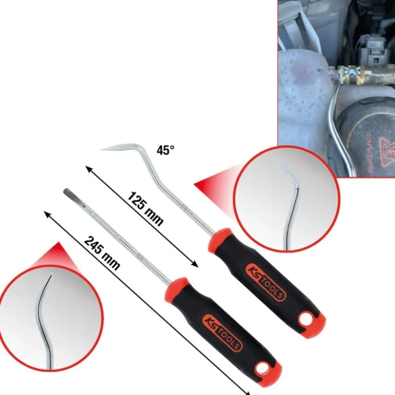 Jeu d’outils pour détacher les tuyaux, 2 pcs - KSTools | 150.2465