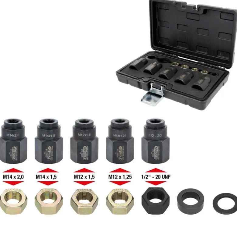 Jeu d’outils pour le montage de goujons, 12 pcs - KSTools | 913.1800