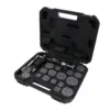 Jeu d'outils universels pour étrier de frein avec pistolet pneumatique - 18 Pièces - KSTOOLS | 150.2000