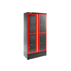 JLS3 ARMOIRE A 2 PORTES VITREES H 2M L1000MM ROUGE - JETline - Facom France | JLS3-A1000PV