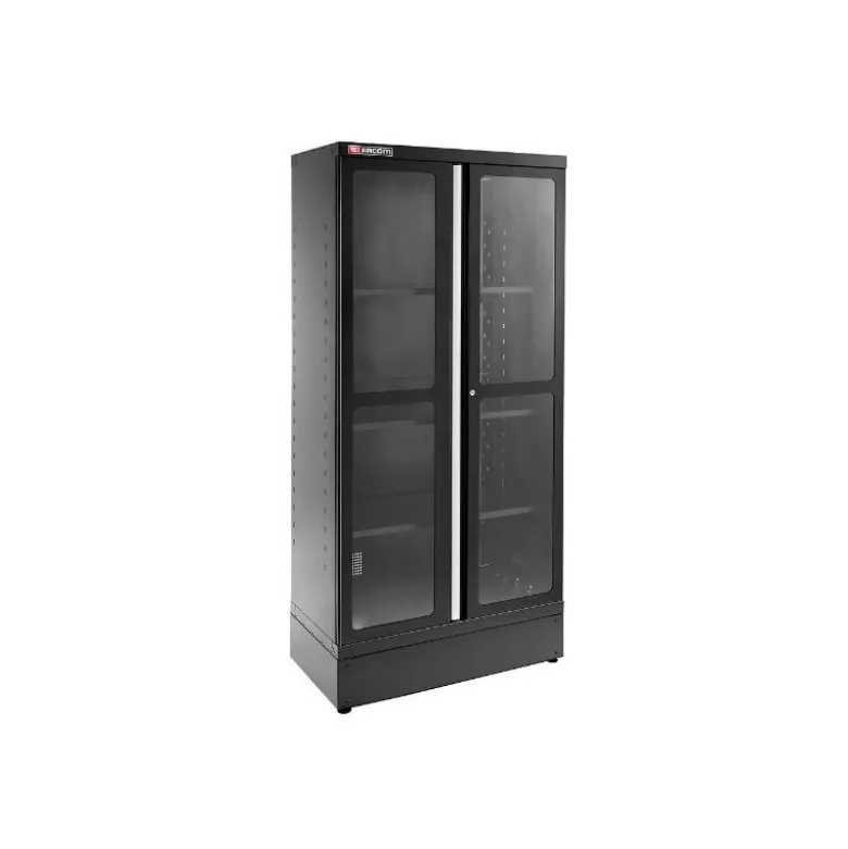 JLS3 ARMOIRE A 2 PORTES VITREES H 2M L1000MM NOIR - JETline - Facom France | JLS3-A1000PVBS