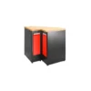JLS3 CABINET D'ANGLE SIMPLE AVEC PLAN DE TRAVAIL EN BOIS RED - JETline - Facom France | JLS3-MBSCSW