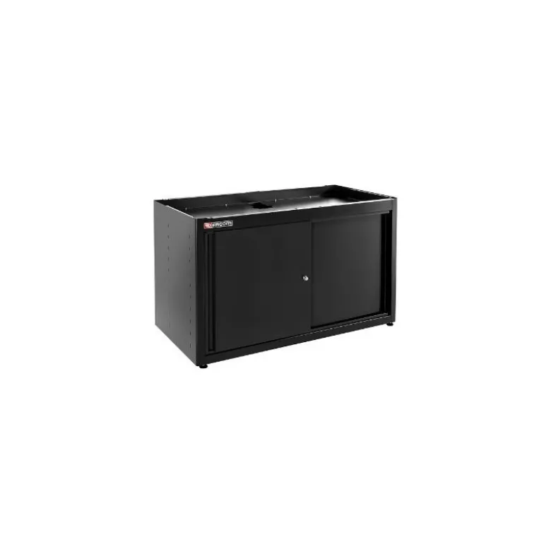 JLS3 MEUBLE BAS DOUBLE A 2 PORTES PLEINES NOIR - JETline - Facom France | JLS3-MBDPPBS