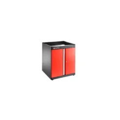JLS3 MEUBLE BAS SIMPLE A PORTES PLEINES ROUGE - JETline - Facom France | JLS3-MBSPP
