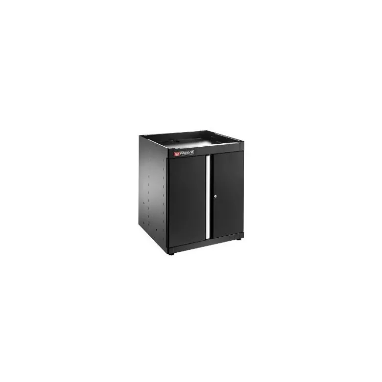 JLS3 MEUBLE BAS SIMPLE A PORTES PLEINES NOIR - JETline - Facom France | JLS3-MBSPPBS