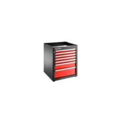 JLS3 MEUBLE BAS SIMPLE A 7 TIROIRS ROUGE - JETline - Facom France | JLS3-MBS7T