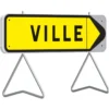 KD21a 1000X300 T1 DEVIATION VERS "VILLE" FLECH.AMOVIBLE TALIAPLAST | 526018