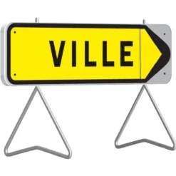 KD21a 1000X300 T1 DEVIATION VERS "VILLE" FLECH.AMOVIBLE TALIAPLAST | 526018