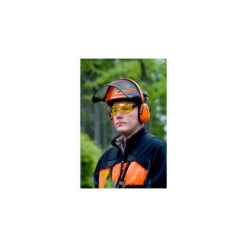 Kit complet de protection forestière : combinaison avec coiffe 3M™ G500 et visière et coquilles auditives 3M™
