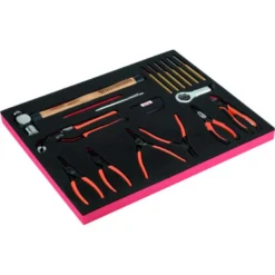 Kit d'outils de frappe et pinces, module mousse 3/3 Fit&Go - 18 pcs - Bahco | FF1A114