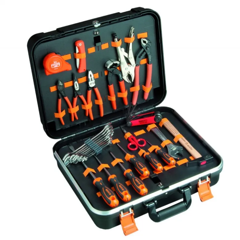 Kit d'outils pour maintenance générale dans mallette en plastique - 32 pcs - Bahco | 983000320