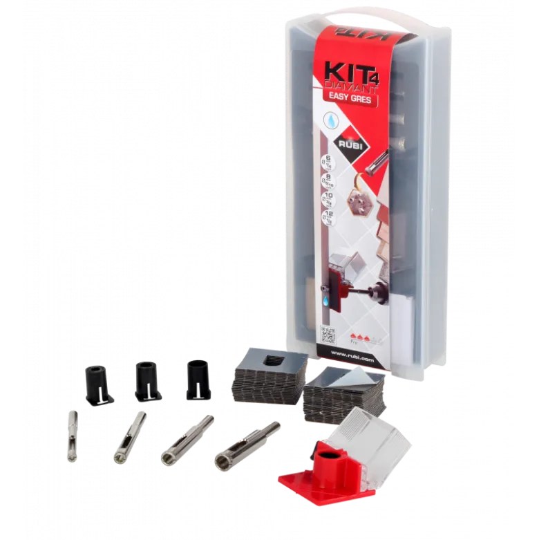 KIT EASY GRES Ø 6,8,10 et 12 MM. - RUBI | 4904