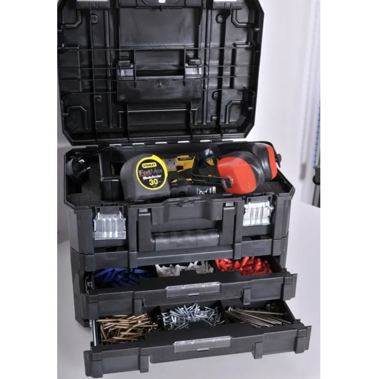 Kit malette + malette 2 tiroirs TSTAK Fatmax - STANLEY | FMST1-71981