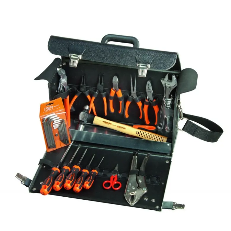Kits d'outils pour maintenance générale dans mallette en cuir - 34 pcs - Bahco | 982000350