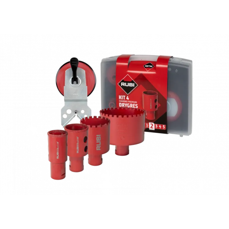 KIT 4 Trépans DRYGRES PREMIUM - RUBI | 51931