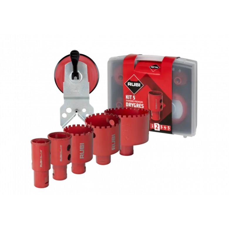 KIT 5 Trépans DRYGRES PREMIUM - RUBI | 51937