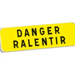 KM9 T1 900 JAUNE DANGER RALENTIR TALIAPLAST | 525214