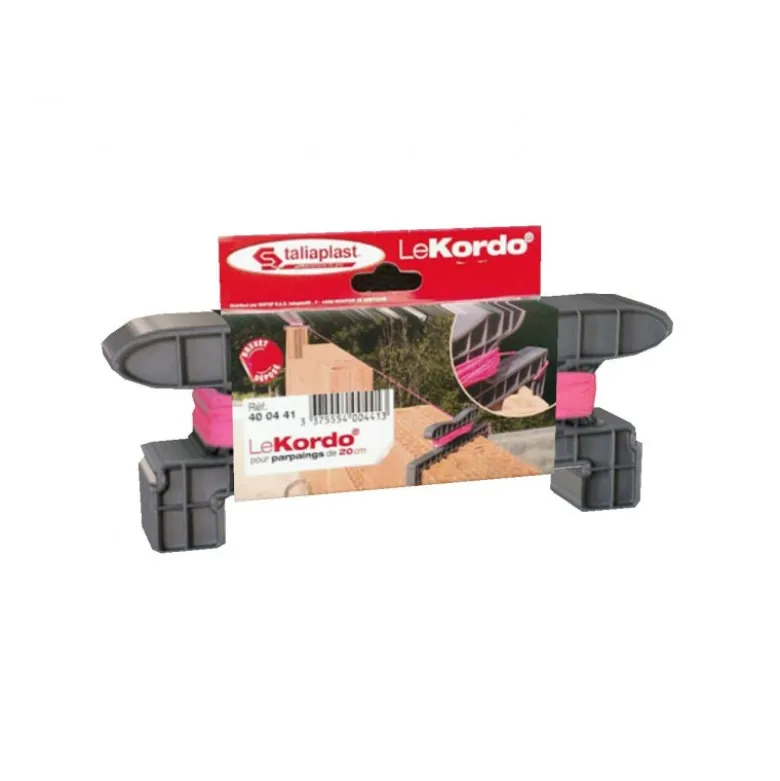 KORDO LARGEUR 150MM AVEC DRISSE FLUO ROSE 1,5MMX20M TALIAPLAST | 400442