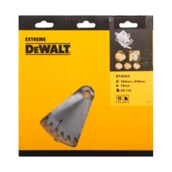 Lame pour scie circulaire portative Extreme 184 x 16 - 40 dents - Dewalt | DT4063