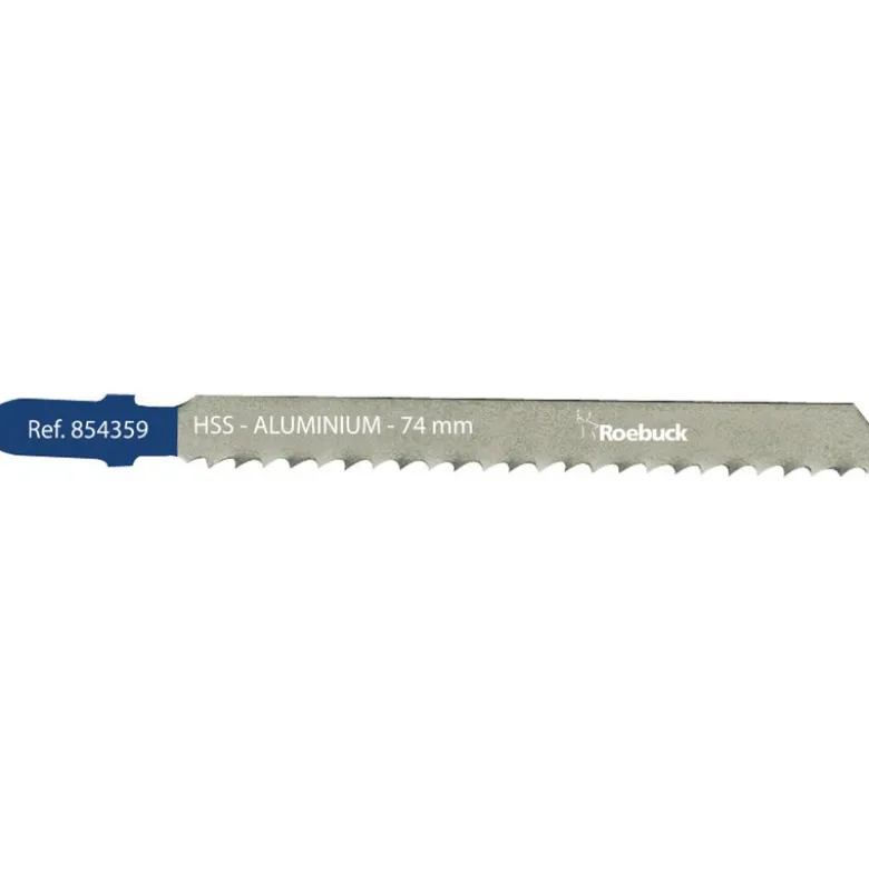 LAME SCIE SAUTEUSE ALUMINIUM HSS ETUI DE 5 LAMES - ROEBUCK | 854359