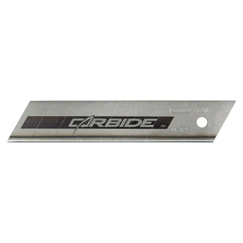 Lames de cutter Fatmax 25 mm au carbure de Tungstene - carte 5 lames - STANLEY | STHT0-11825