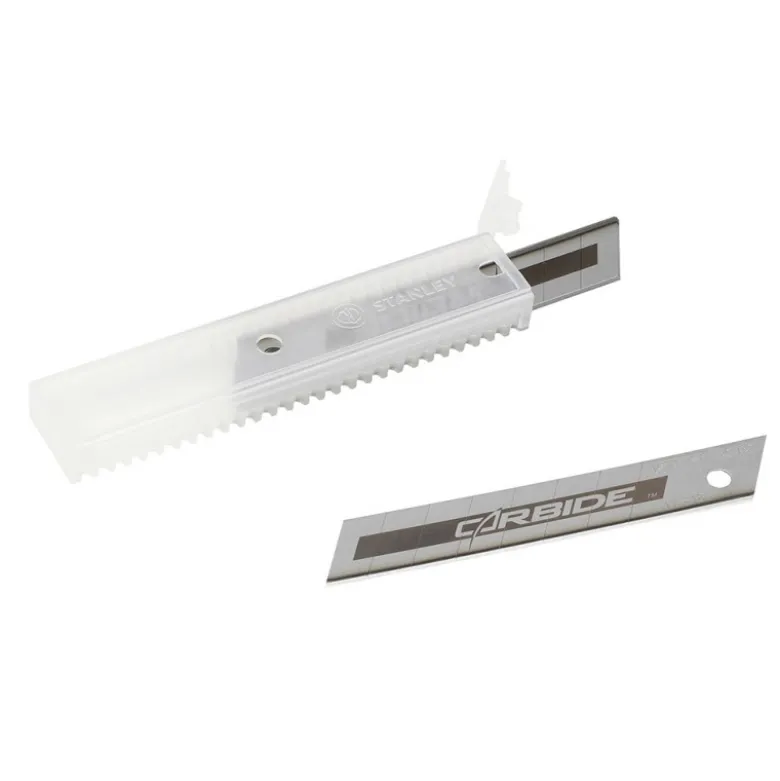 Lames de cutter Fatmax 18 mm au carbure de Tungstene - carte 50 lames - STANLEY | STHT8-11818