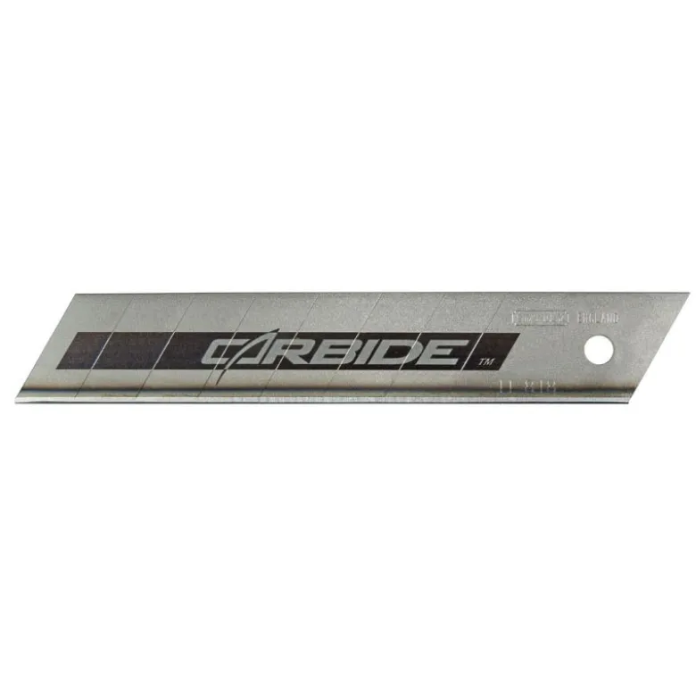 Lames de cutter Fatmax 18 mm au carbure de Tungstene - carte 50 lames - STANLEY | STHT8-11818