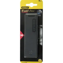 LAMES DE CUTTERS 18MM - ETUI 50 LAMES - STANLEY FATMAX 3-11-718