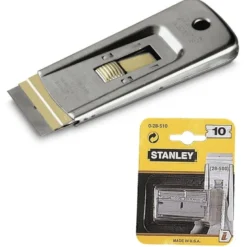 LAMES DE GRATTE-VITRES METAL - BOITE 100 LAMES STANLEY 1-11-515