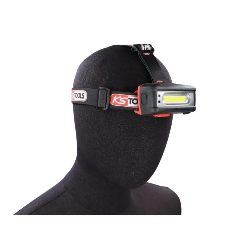 Lampe frontale Leds avec système main libre - 220 lumens KS Tools | 550.1236