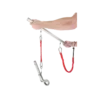 Longe 1,2 m Attache poignet et mousqueton 80mm en inox à vis (SLS) Facom | LAN-WRT1.2