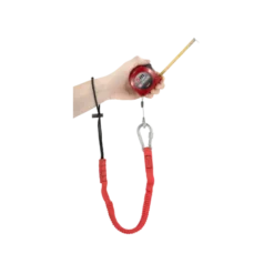 Longe 1,2 m Attache poignet et mousqueton 80mm en inox à vis (SLS) Facom | LAN-WRT1.2