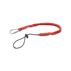 Longe 1,2 m Attache poignet et mousqueton 80mm en inox à vis (SLS) Facom | LAN-WRT1.2