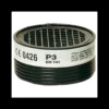 Lot de 2 cartouches filtrantes pour demi-masques respiratoire P3 - poussières toxiques SUPAIR | 22170