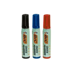 LOT DE 3 MARQUEURS (ROUGE/BLEU/NOIR) PETIT MODELE TALIAPLAST | 401060