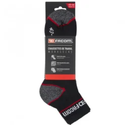 Lot de 3 paires de chaussettes de travail Quarter - FACOM | FX/1/CHLC/X3/RED
