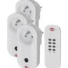 Lot de 3 prises télécommandées avec télécommande RC CE1 3001 - Brennenstuhl | 1507041