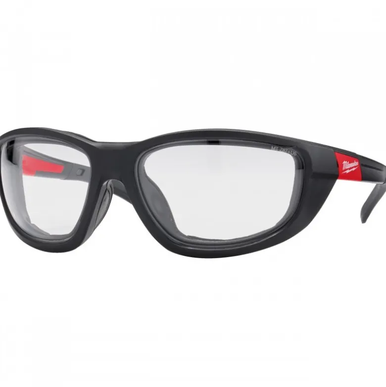LUNETTES DE SÉCURITÉ CLAIRES - HAUTE PERFORMANCE JOINT AMOVIBLE - ANTI-BUEE & ANTI-RAYURE - Milwaukee | 4932471885