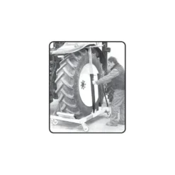 Lève roue de tracteur hydraulique mobile 1,2T SODISE | 15457