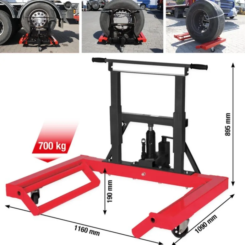 Lève-roue hydraulique Performance, 700 kg - KSTools | 160.1200
