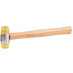 Maillet à embout plastique 340g - tête Ø 35mm - avec manche frêne galbé KS Tools | 140.5202