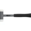 Maillet à embouts plastiques anti rebonds, manche acier, L, 300 mm, Ø 40 mm - KS Tools | 140.5273