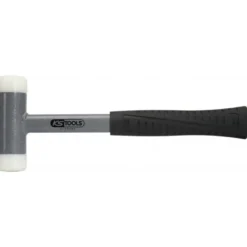 Maillet à embouts plastiques anti rebonds, manche acier, L, 300 mm, Ø 40 mm - KS Tools | 140.5273