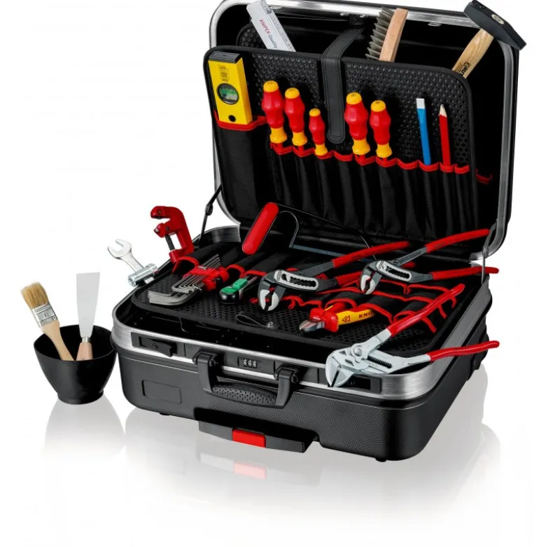 Mallette à outils "BIG Basic Move" Plomberie 31 outils -Dimensions 515x430x280mm - KNIPEX | 00 21 06 HK S