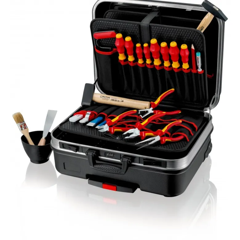 Mallette à outils "BIG Basic Move" Électro 24 outils - Dimensions 515x430x280mm - KNIPEX | 00 21 06 HL S