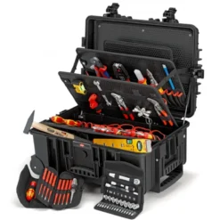 Mallette à outils "Robust45" Électro 63 outils - Antichoc Etanche poussière/eau - KNIPEX | 00 21 37