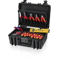 Mallette à outils "Robust23 Start" Élec 24 outils - Antichoc - Etanche - KNIPEX | 00 21 34 HL S2