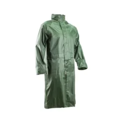 Manteau de pluie - PVC COAT - 100% PES enduit PVC souple 185g/m2 - Vert - COVERGUARD | MO50605